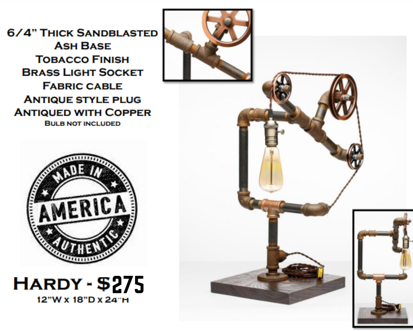 Hardy Industrial Lamp